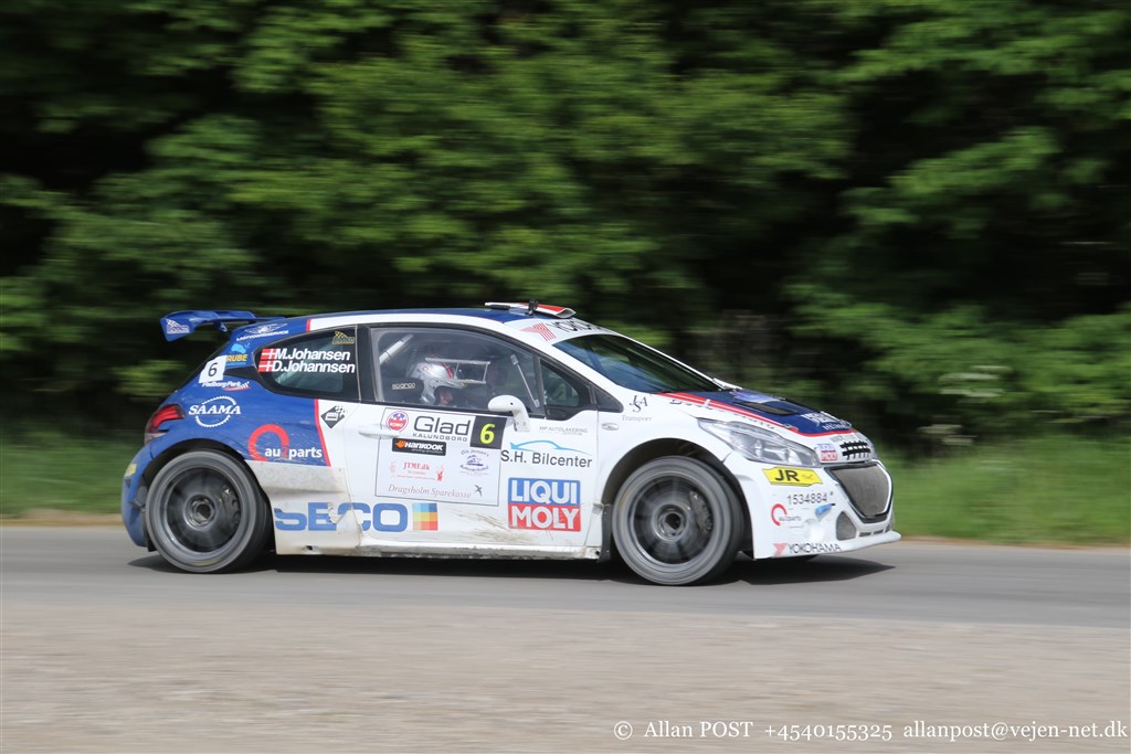 Martin Johansen og Dan Johannsen er topmotiverede til Sydjysk Rally.